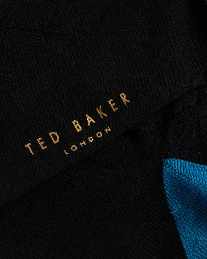 Chaussette Ted Baker Geometric Knit Noir Homme | RMA-97755763